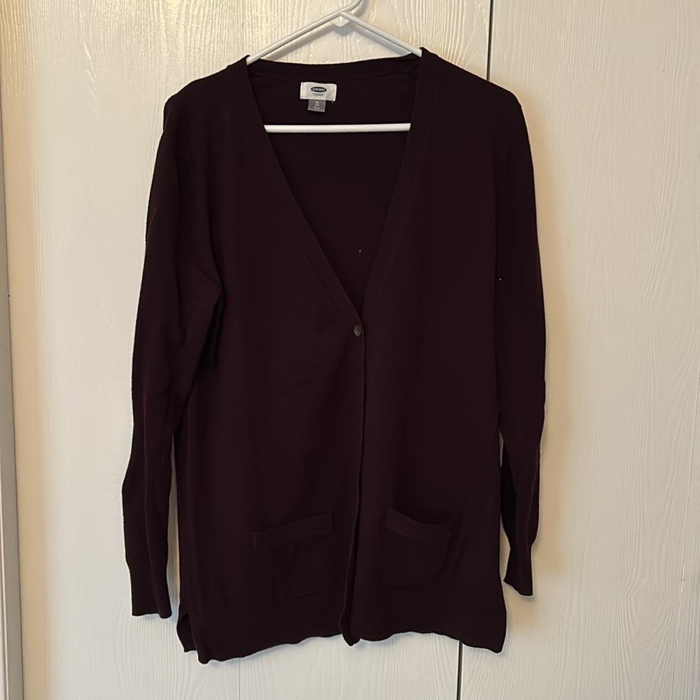 Deep Purple light weight cardigan
